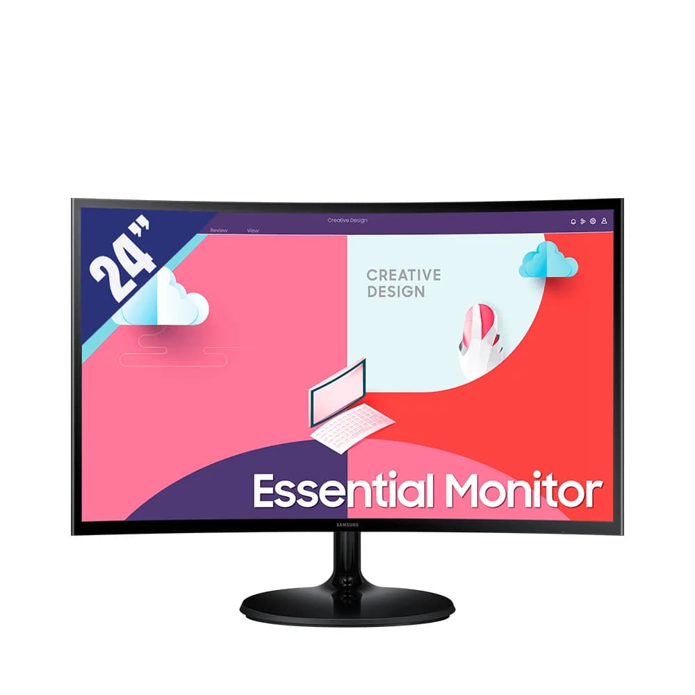 Màn hình Samsung cong 24-inch LS24C360EAEXXV viền mỏng - VA FHD 75Hz; 200cd/m2; 5ms;4(GTG), D-sub + HDMI 1.4