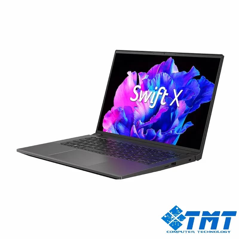 Laptop Acer N23Q6 (SFX14-71G-78SY) (i7-13700H; 32GB; 1 TB SSD; RTX4050/6GB; 14” 2.8K OLED 120Hz; Win11; Xám; NX.KEVSV.006)