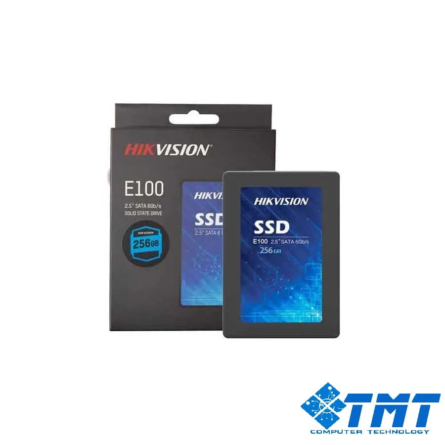 Ổ SSD Hikvision 256GB - 2.5-Inch SATA 3 R/W 550/450MBps TBW 88TB (HS-SSD-E100-256G)