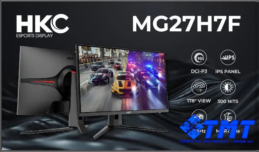 Màn Hình Phẳng Gaming HKC MG27H7F Fast IPS 165Hz