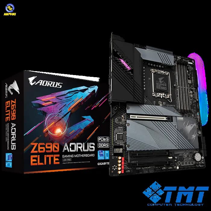 MAINBOARD GIGABYTE Z690 AORUS ELITE (INTEL Z690, SOCKET 1700, ATX, 4 KHE RAM DDR4)