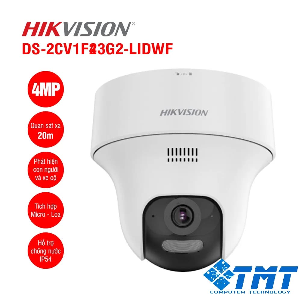 Camera IP PT hồng ngoại không dây 4.0 Megapixel HIKVISION DS-2CV1F43G2-LIDWF