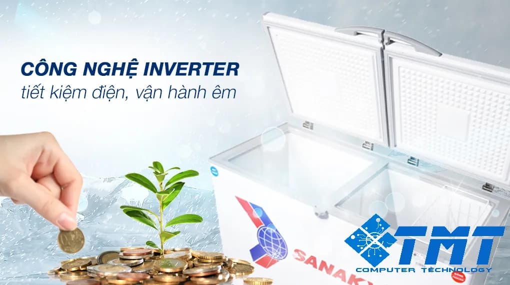 Tủ cấp đông Sanaky Inverter 500 Lít VH-6699W3 (2 Chế Độ)
