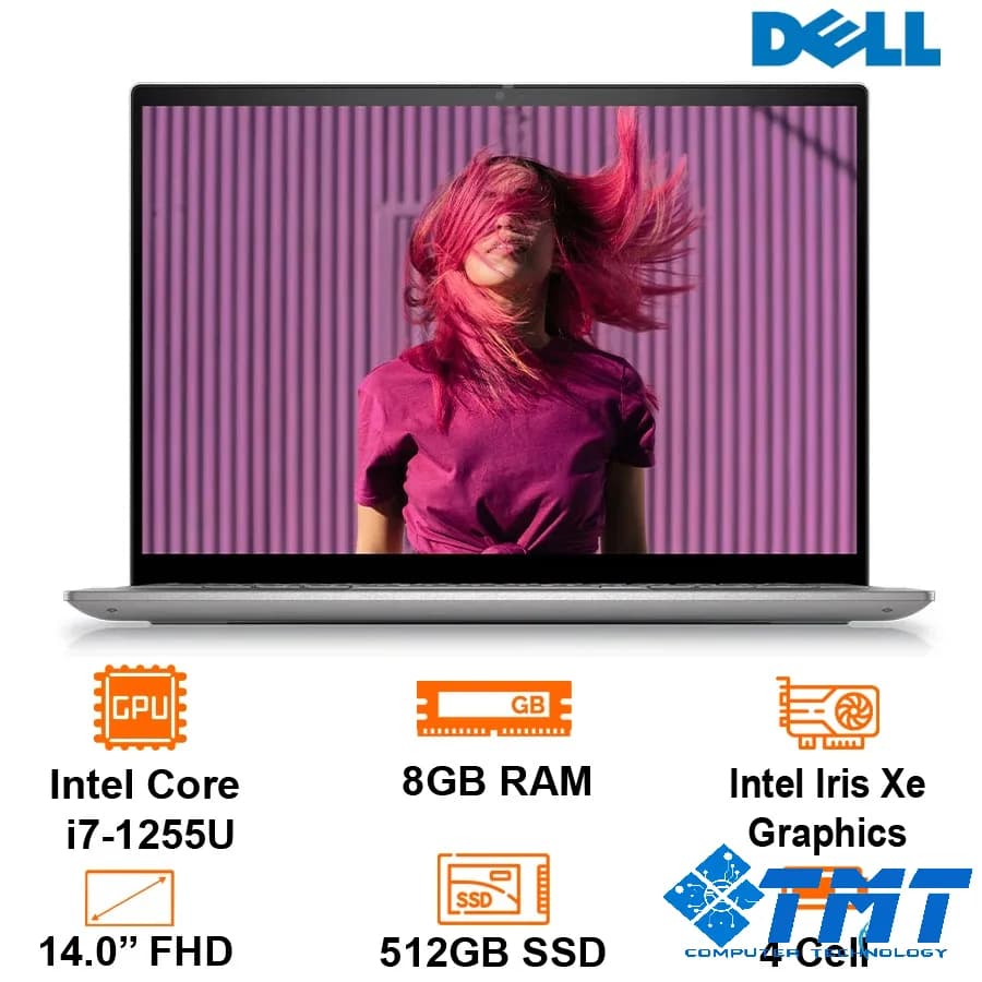 Laptop Dell Inspiron 14 5420 Silver 14 FHD WVA I7-1255U 8GB; 512 SSD