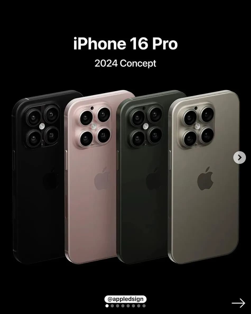 Apple tăng kích thước màn hình cho iPhone 16 Pro và iPhone 16 Pro Max