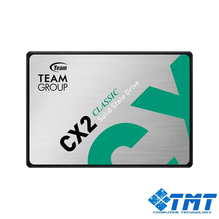 Ổ CỨNG SSD TEAMGROUP CX2 256GB SATA3 2.5 INCH (ĐỌC 520MB/S, GHI 430MB/S) - (T253X6256G0C101)