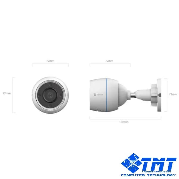 Camera ngoài trời IP wifi EZVIZ CS-H3C R100-1K2WF (2MP)