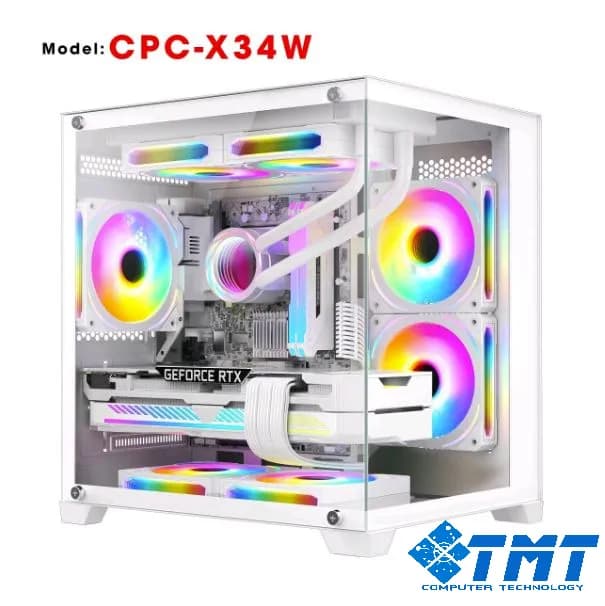 VỎ CASE COOLERPLUS CPC X34 WHITE