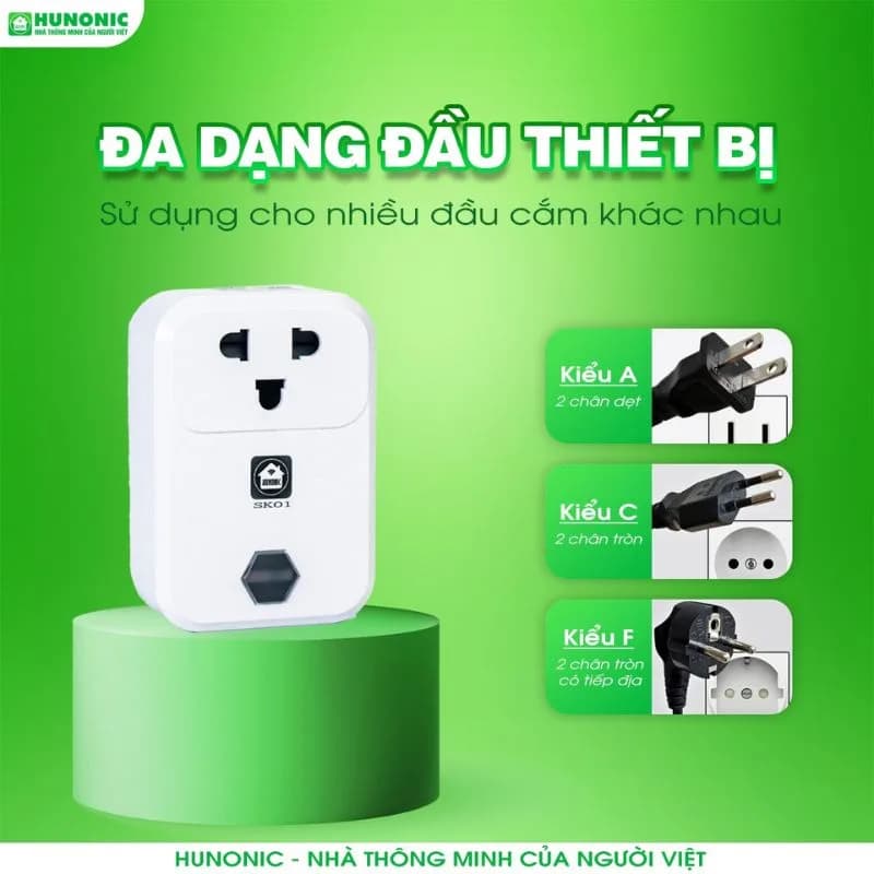 Ổ cắm di động Wifi Hunonic SK01