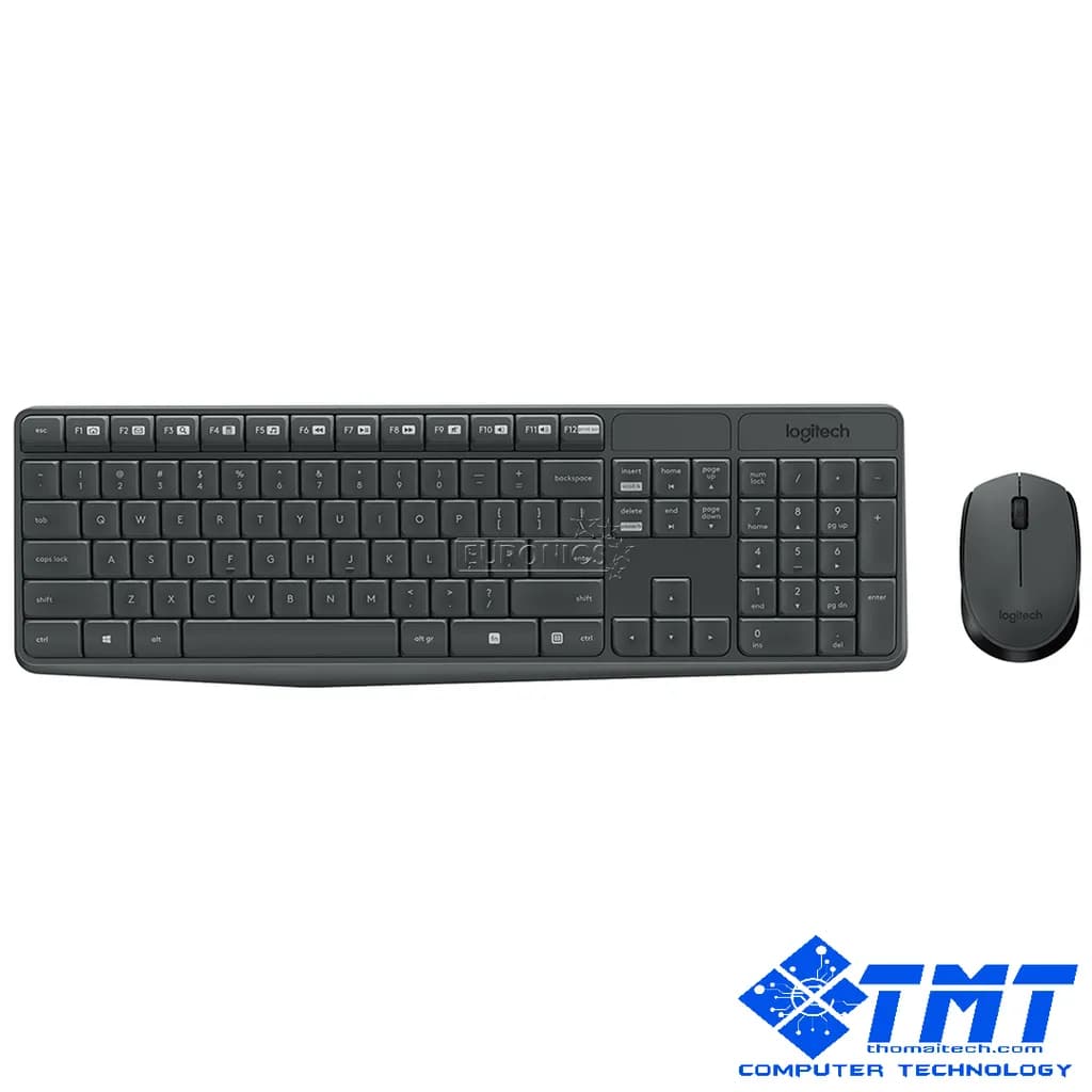 Bộ bàn phím chuột không dây Logitech MK235