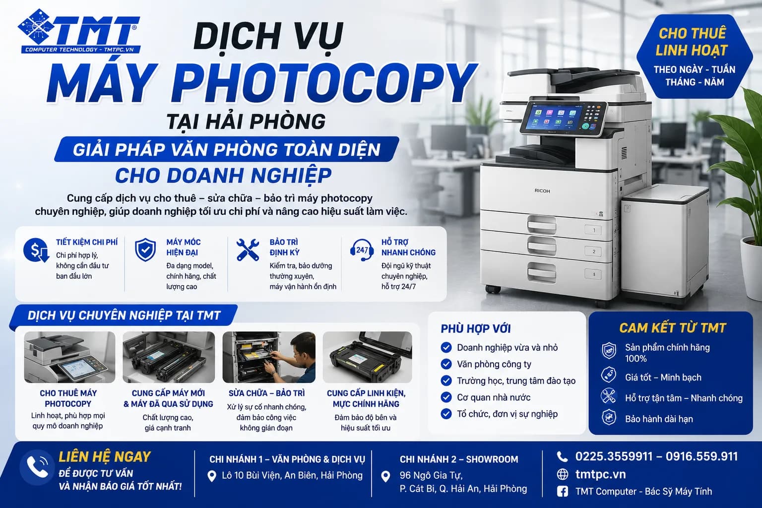 Dịch Vụ Máy Photocopy Tại Hải Phòng: Giải Pháp Văn Phòng Toàn Diện Cho Doanh Nghiệp