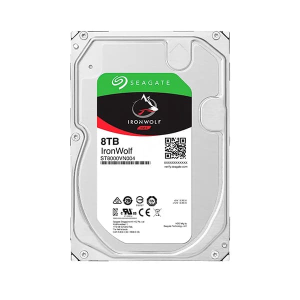 Ổ Cứng HDD NAS Seagate IronWolf 8TB - 3.5 Inch, SATA 3, 256MB Cache, 7200RPM