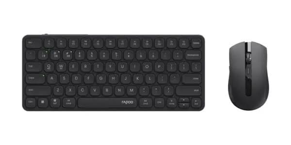 Bộ bàn phím chuột máy tính không dây Rapoo 9050S Multi-mode Dark Grey