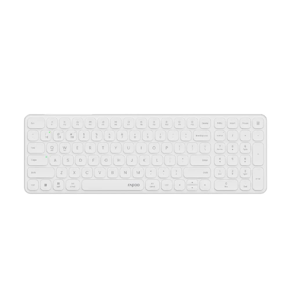 Bàn phím máy tính không dây Rapoo E9350L Multi-mode White 12848