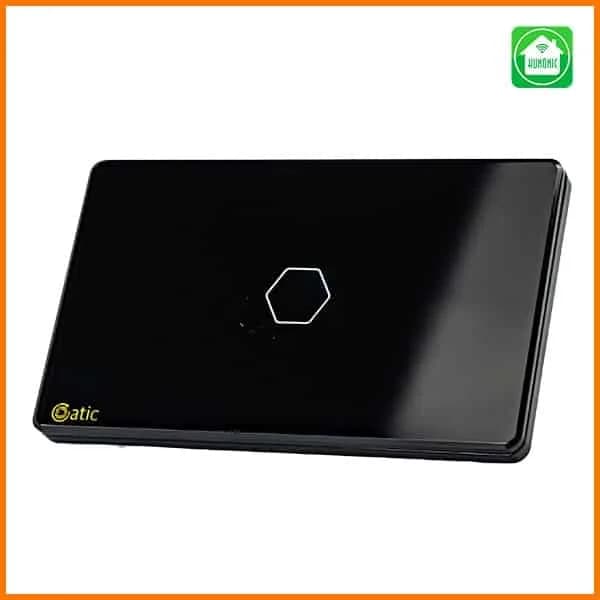 Công tắc cảm ứng BLE Hunonic Datic 1 Nút, màu Đen