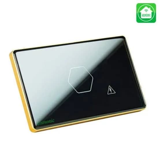 Công tắc cảm ứng WiFi Hunonic CSL Chống Giật, HCN, màu Đen