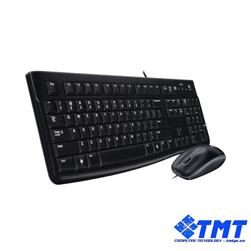 Bộ Bàn phím Chuột Logitech MK120 (USB/đen)