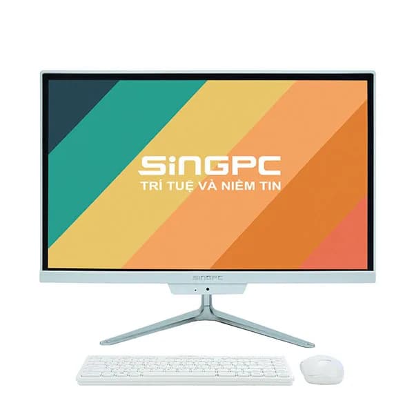 Máy tính All in one SingPC M19K571-W (Celeron G5900/ 4GB/ 128GB SSD/ 19.0Inch/ Windows 11 Pro)