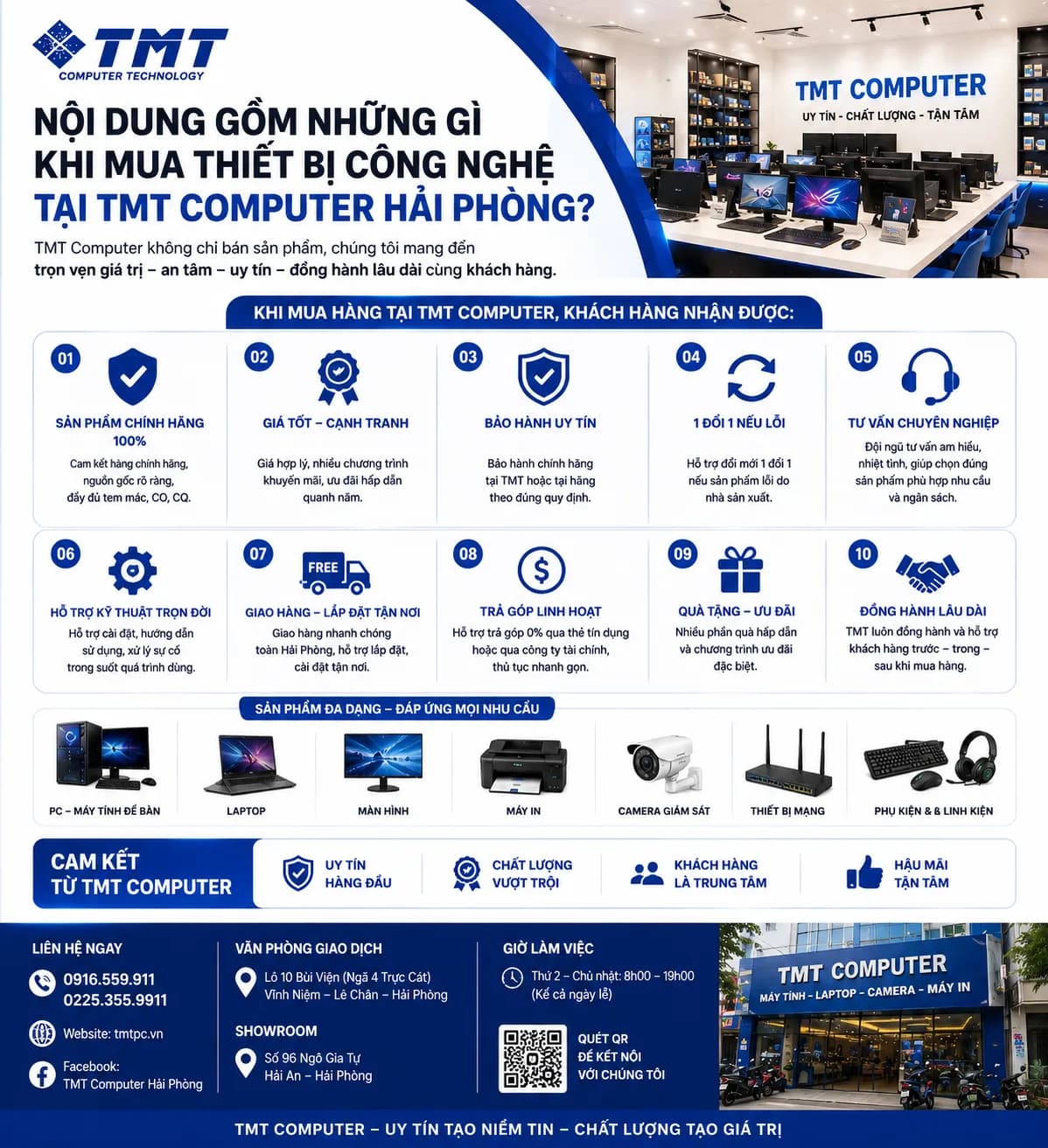 Nội Dung Gồm Những Gì Khi Mua Thiết Bị Công Nghệ Tại TMT Computer Hải Phòng?