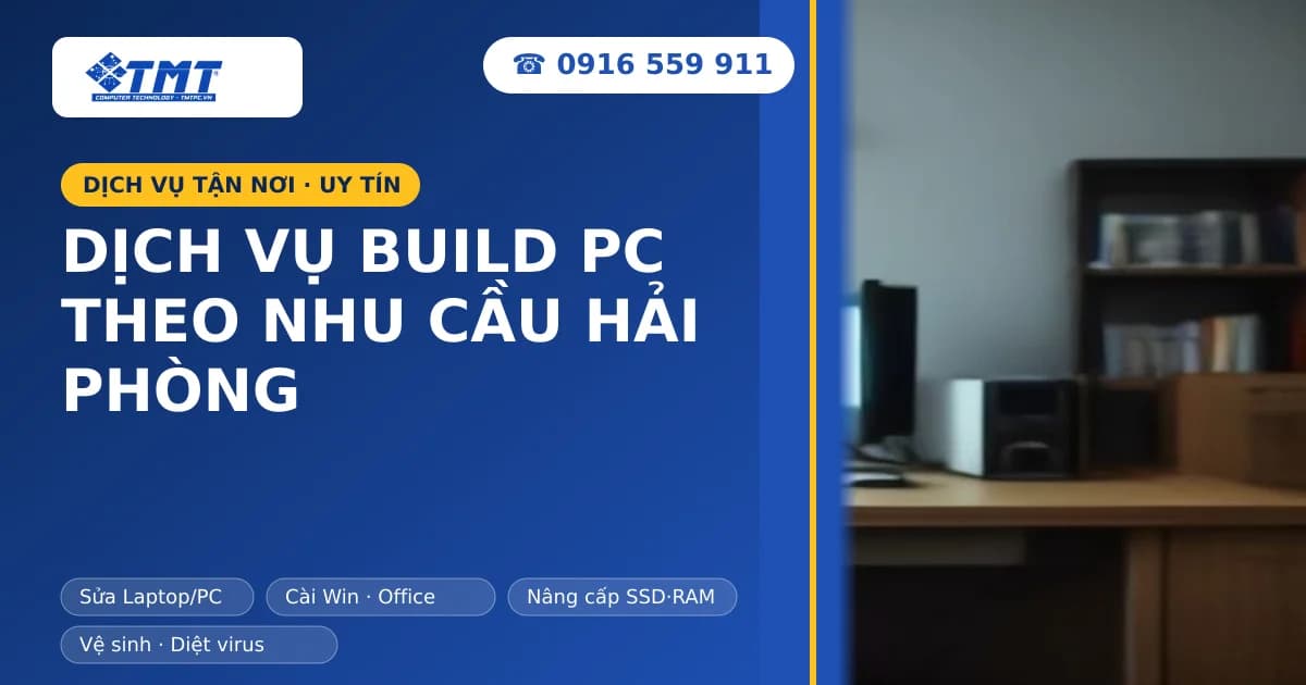 Dịch Vụ Build PC Theo Nhu Cầu Hải Phòng Uy Tín, Chính Hãng Tại TMT Computer
