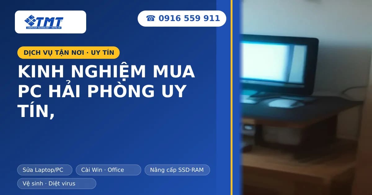 Kinh Nghiệm Mua PC Hải Phòng Uy Tín, Chất Lượng Và Cấu Hình Mạnh Mẽ Cho Mọi Nhu Cầu