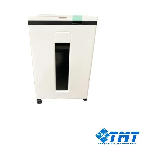 Máy hủy tài liệu Q.Shredder Q8-Auto công xuất hủy vụn 8 tờ A4, 2x10mm, 23L. Hủy giấy/CD/ thẻ tín dụng/ ghim kẹp. Khay để giấy, chế độ hủy tự động từng tờ