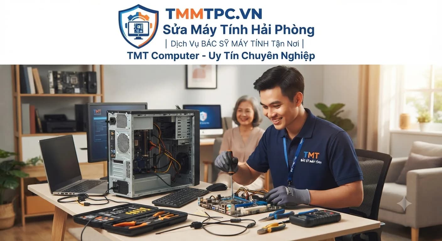 Sửa Máy Tính Uy Tín Tại Hải Phòng - Dịch Vụ Chuyên Nghiệp TMT Computer