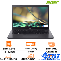 Laptop Acer Aspire 5 A514-55-5954 Steel Gray 14 FHD IPS I5-1235U 8GB 512GB SSD đen