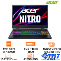 Laptop Acer Gaming Nitro 5 Tiger AN515-58-773Y Black 15.6 FHD IPS 144Hz Intel Core I7-12700H 8GB 512GB SSD VGA GF3050Ti 4GB