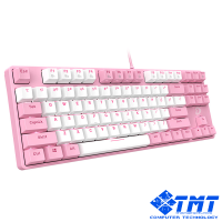 Phím cơ DareU EK87 Pink, Brown Switch, USB
