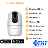 Camera WIFI trong nhà Imou IPC-A22EP-L-V3 đàm thoại 2 chiều, xoay 360 độ