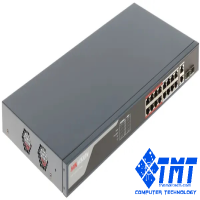 Switch mạng thông minh 16 cổng PoE DS-3E1318P-EI/M