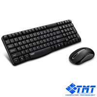 Bộ bàn phím chuột không dây Rapoo - X1800S/X1800Pro màu đen