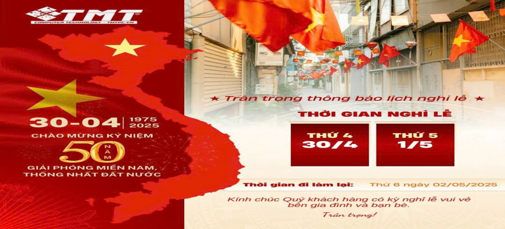 Slide nghỉ lễ 30/4